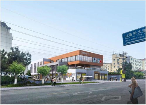 西海岸新区易通路农贸市场效果图披露
